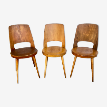 Set of 3 baumann Mondor bistro chairs