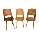 Set de 3 chaises bistrot Baumann Mondor