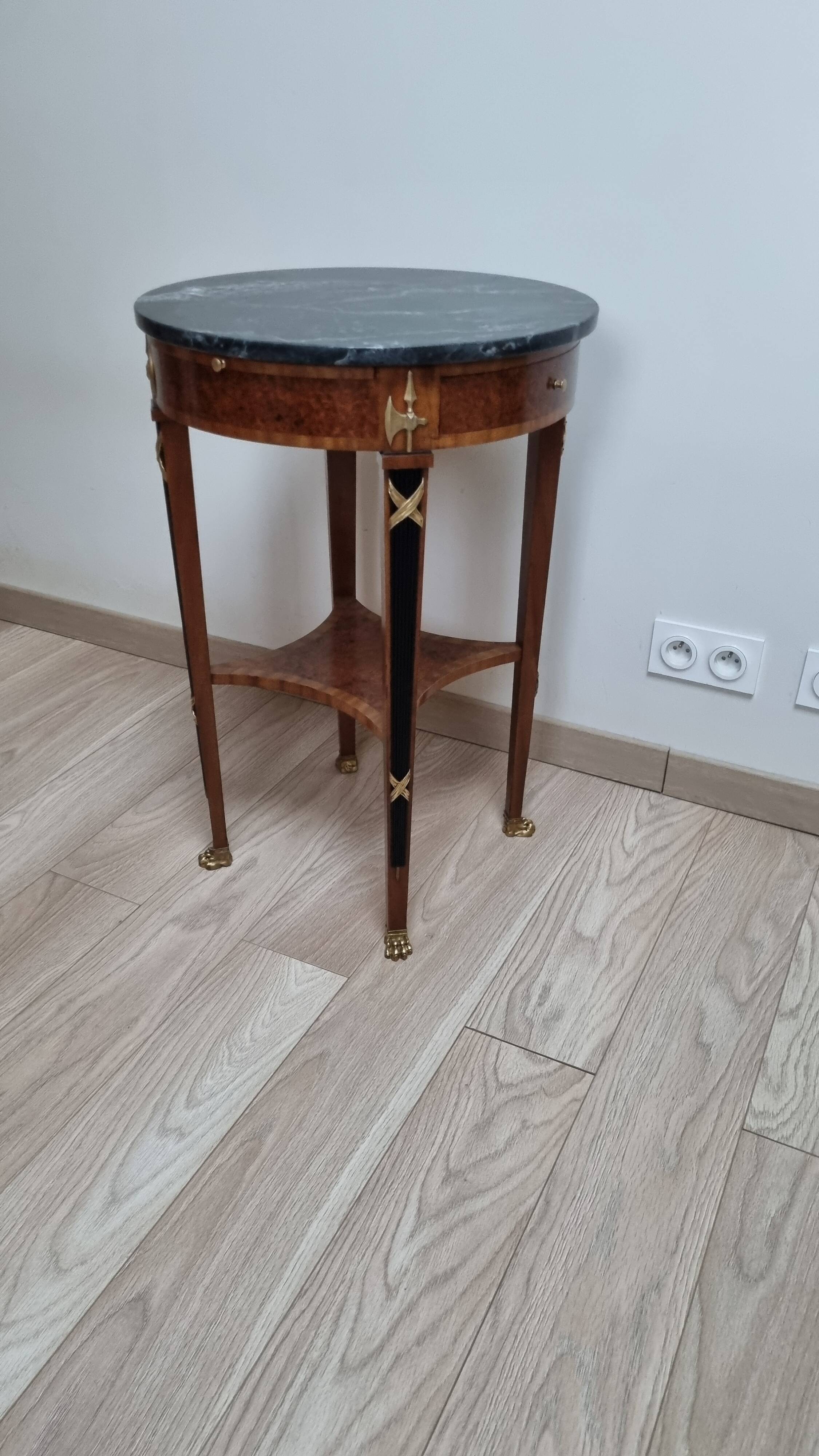 Hot water bottle table returned from Egypt