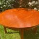 Table ronde extensible vintage