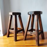 Vintage brutalist bar stools 1960/70