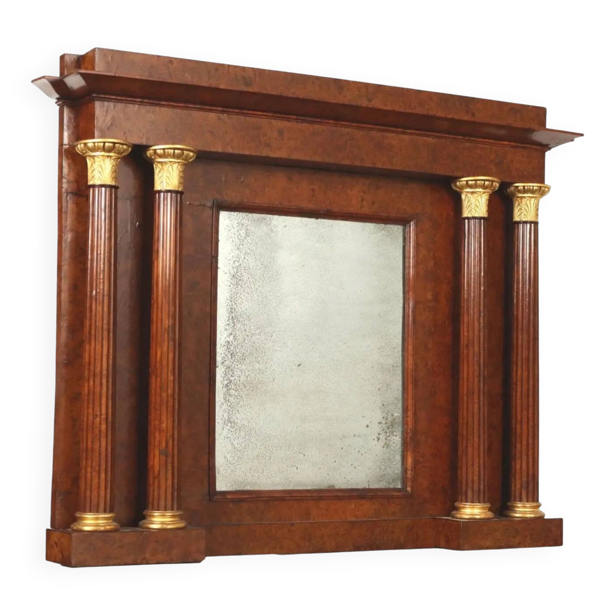 Antique Charles X fireplace Paolo Moschini '800 ebony elm