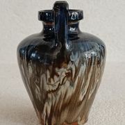 Vase décor jaspé