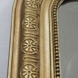 Very large Louis Philippe gilded trumeau mirror