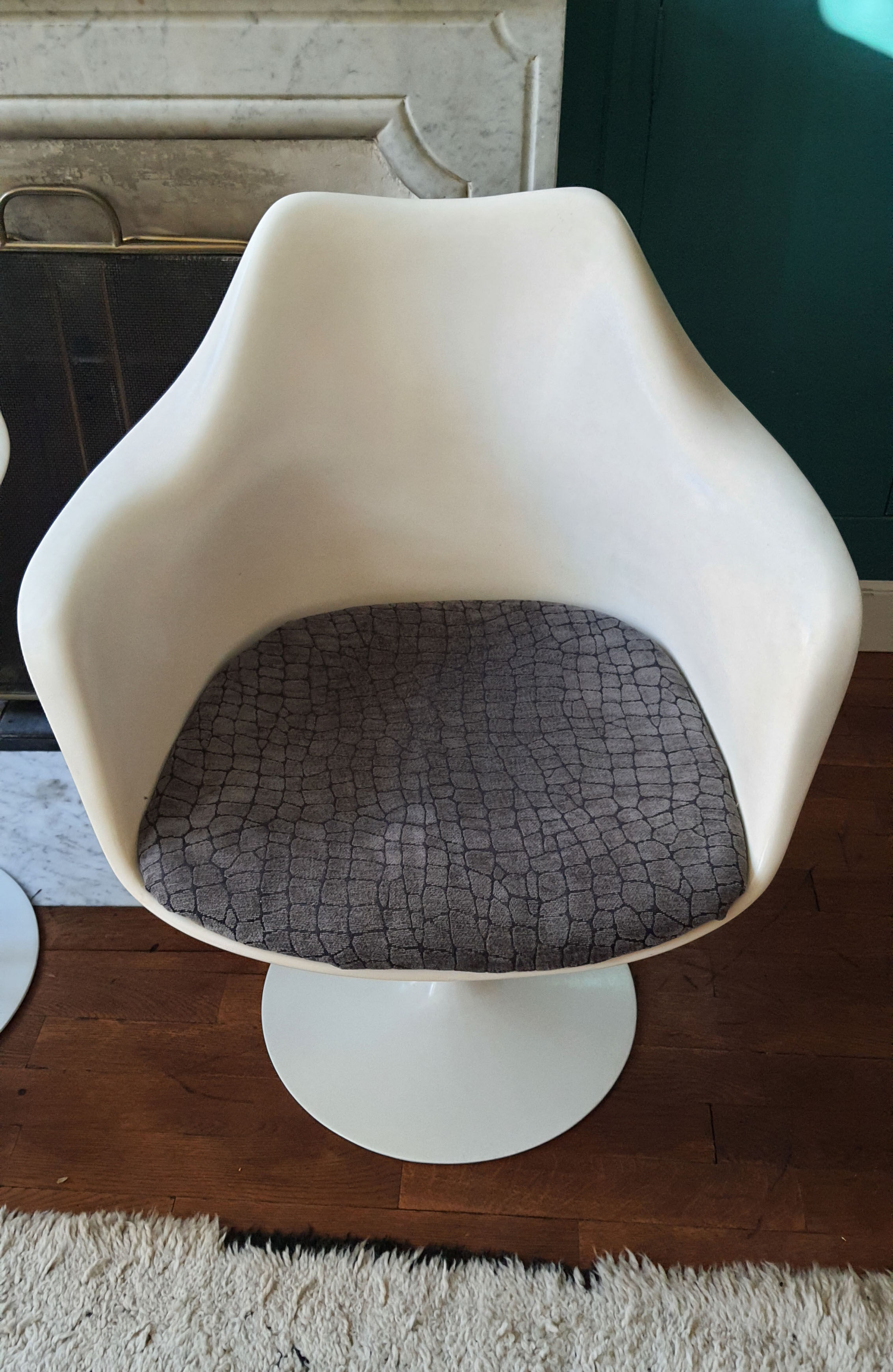 Set 4 armchairs Tulipe by Eero Saarinen Knoll International