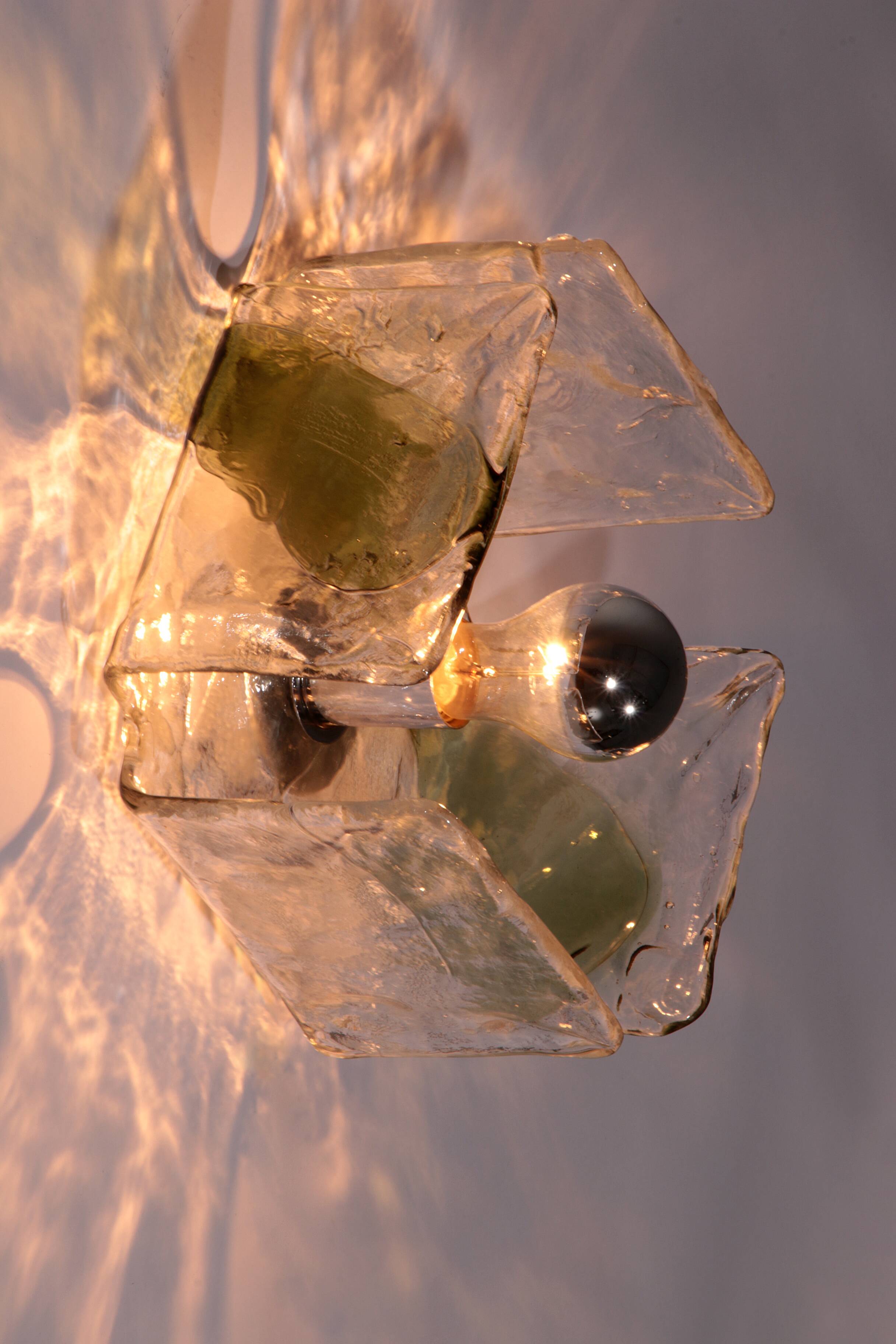 Carlo Nason wallamp from Muranoglass for Kalmar 1960 Austria