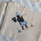 Set of 6 embroidered character napkins