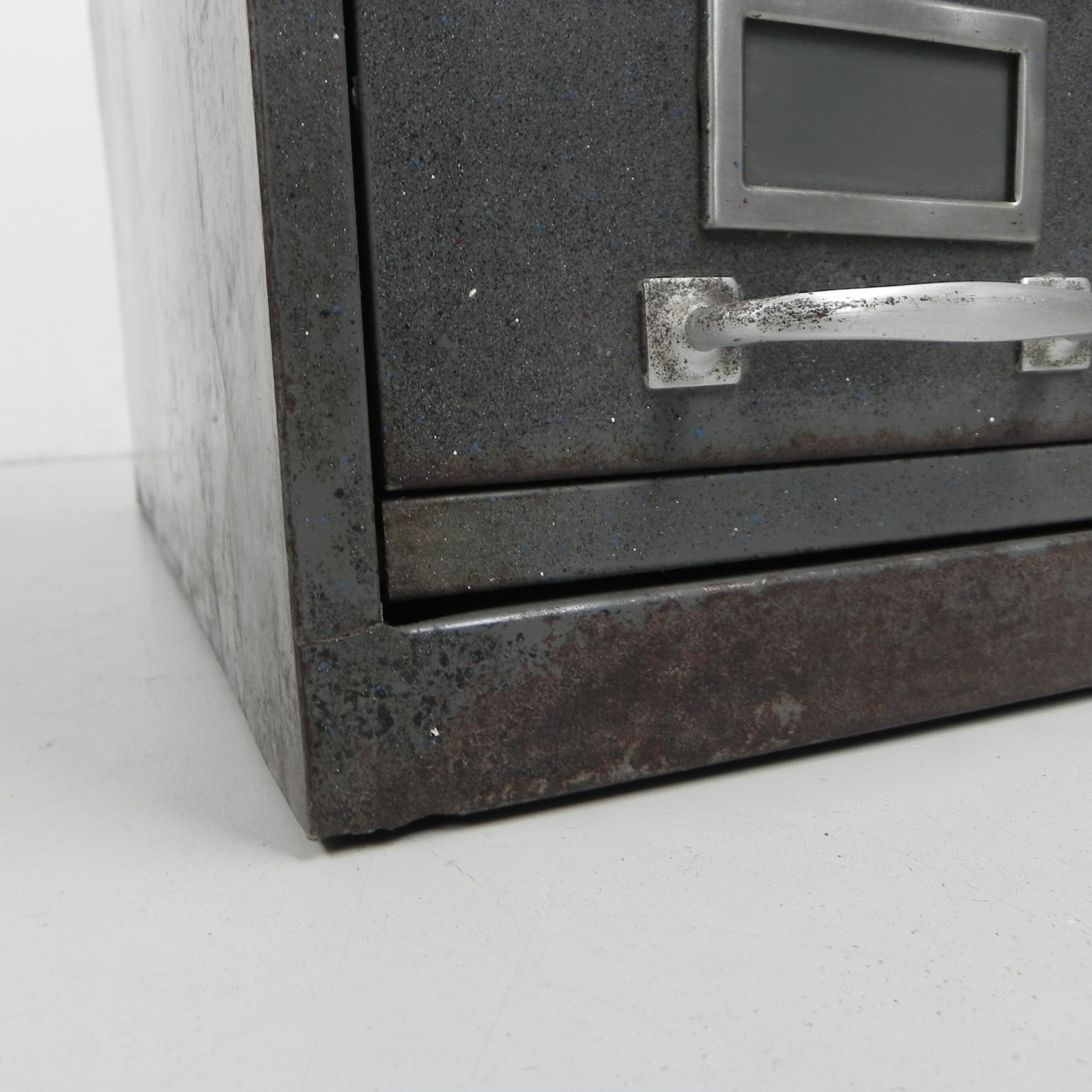 Industrial Steel Chest of Drawers with 20 Drawers