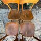 Lot de quatre chaises bistrot