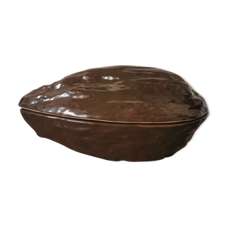 Boîte céramique cabosse fève de cacao