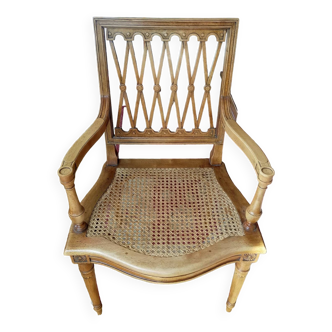Directory style armchair in walnut