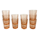Vintage Rosaline water glasses