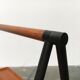 Mid-century folding teak serving trolley
