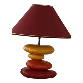 François pebble brown lamp