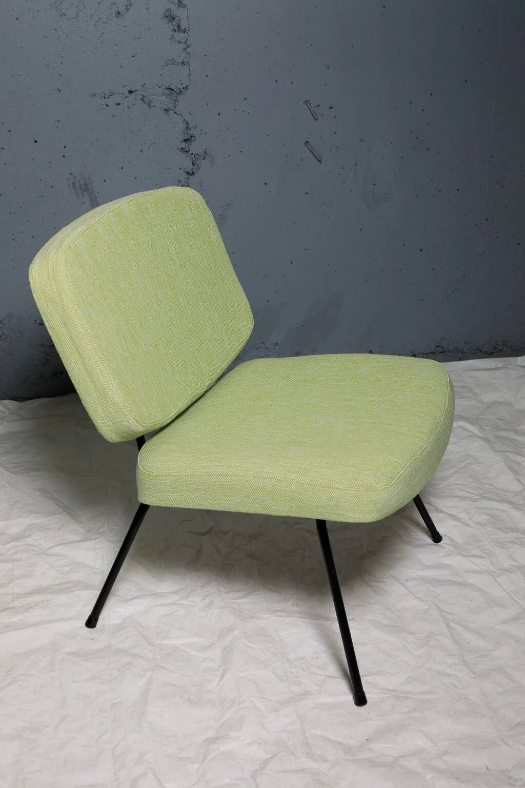 Paire de chauffeuses CM190 – Pierre Paulin pour Thonet – vers 1960