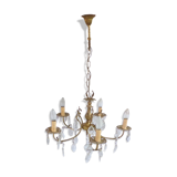 Chandelier has tassels