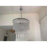 Sputnik chandelier in Murano glass, Mazzega style,