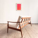 Canapé 3 places Arne Vodder modèle FD164 pour France & Son, Danemark