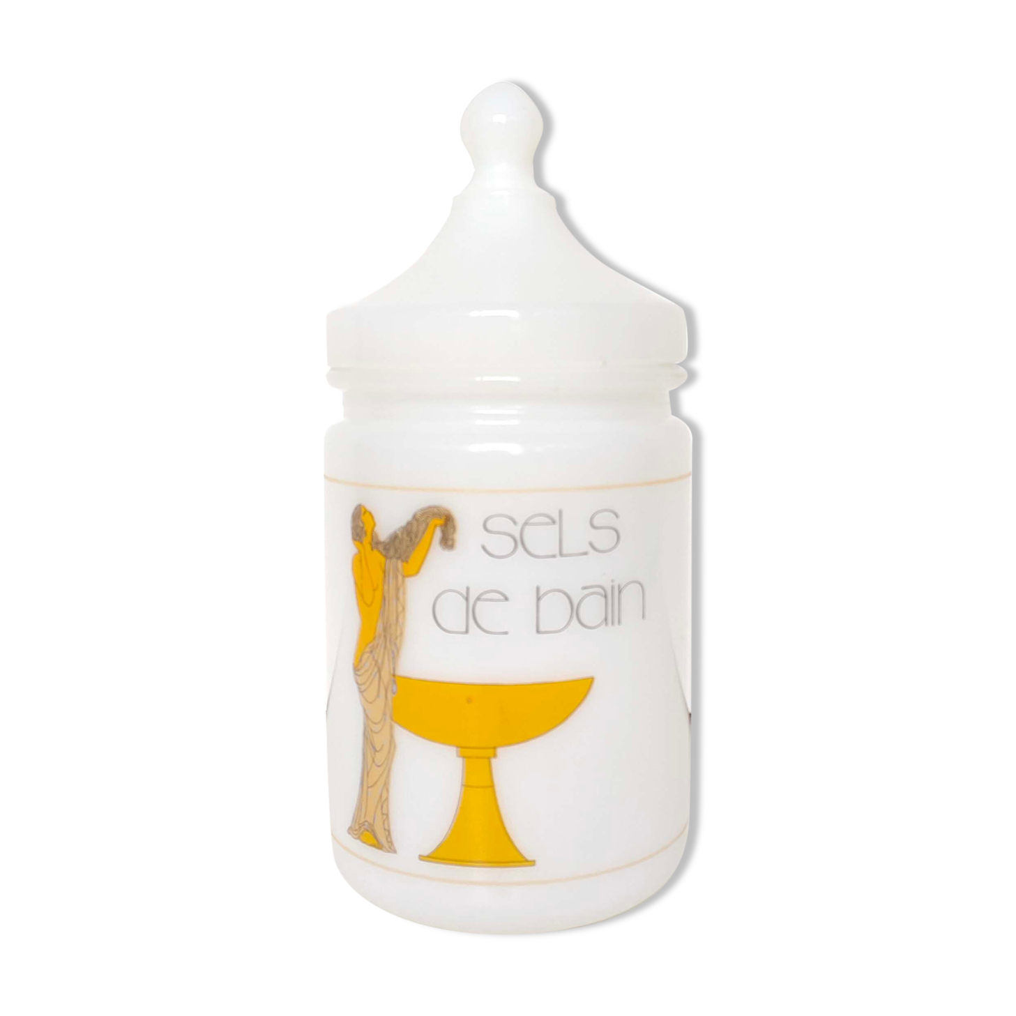 Vintage jar opaline bath salts