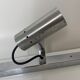 Ramp spot wall lamps chrome metal and brushed aluminum