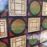 Double wood and glass closet doors