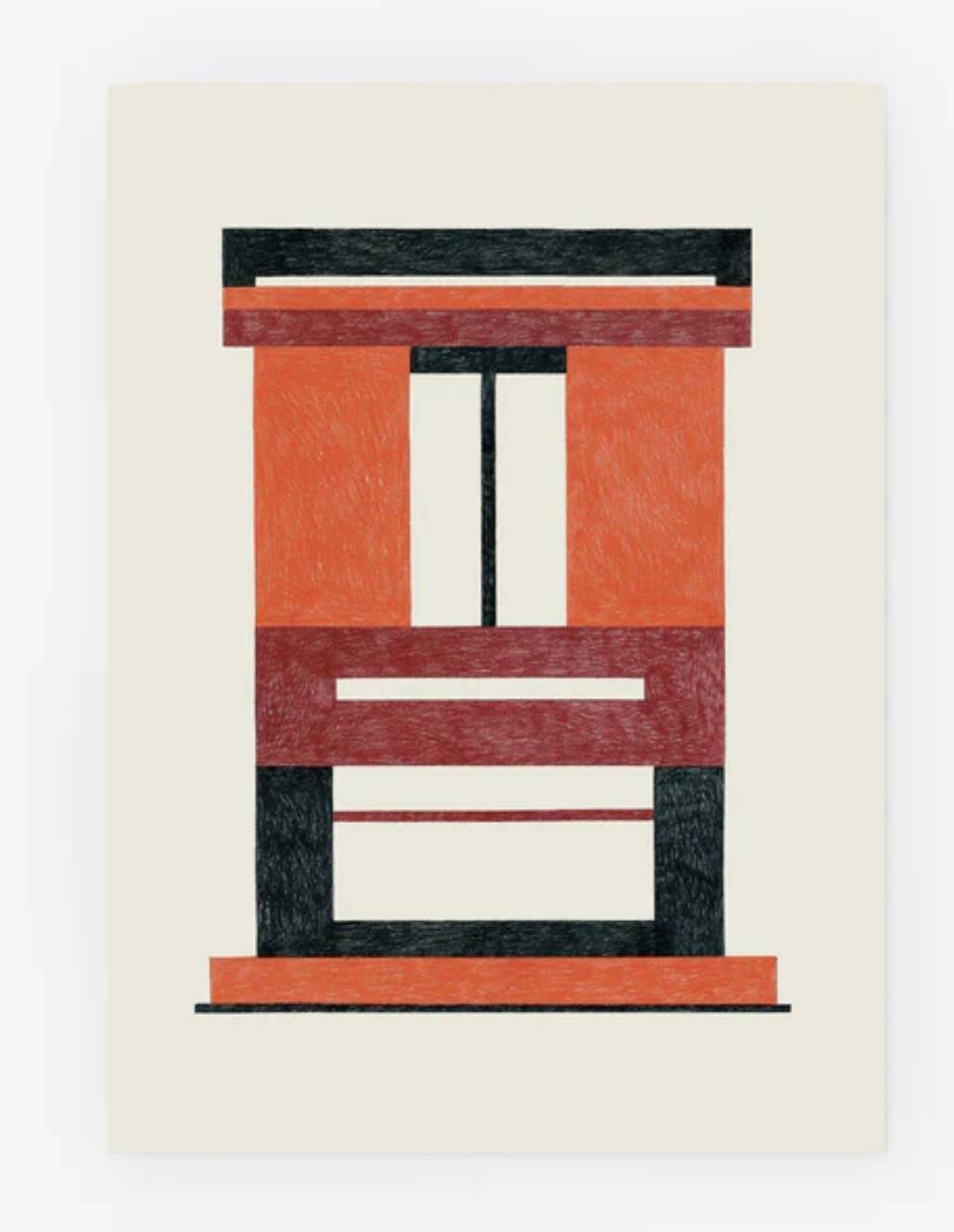 Lithographie Nathalie du pasquier
