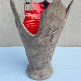 Ceramic vase with rock art decoration