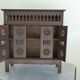 Breton enclosed bed, doll furniture.