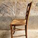 Chaise paillée & bois