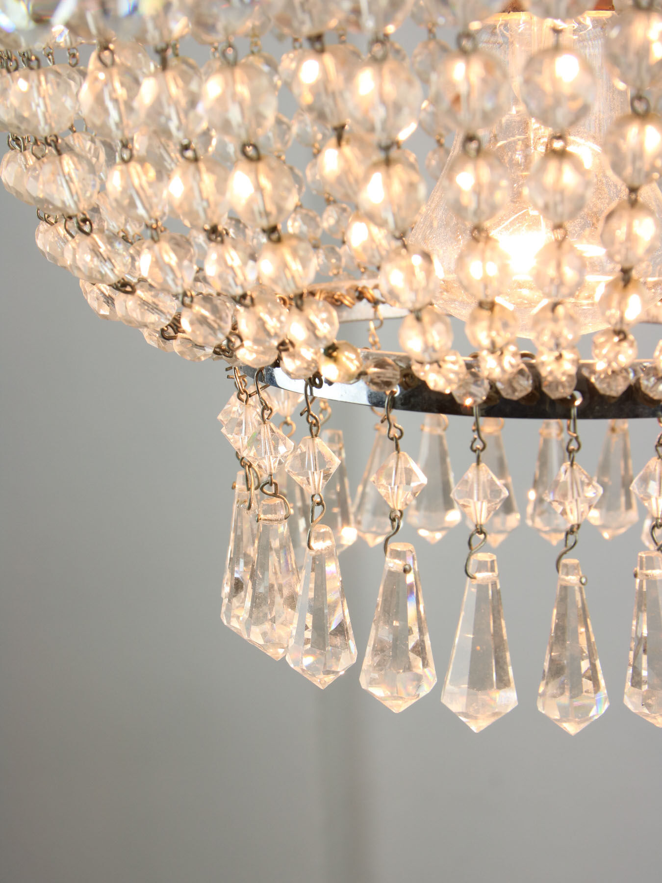Mid-century Viennese Crystal Chandelier