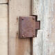 Old wooden door, wooden door, large vintage door