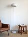 White mushroom floor lamp