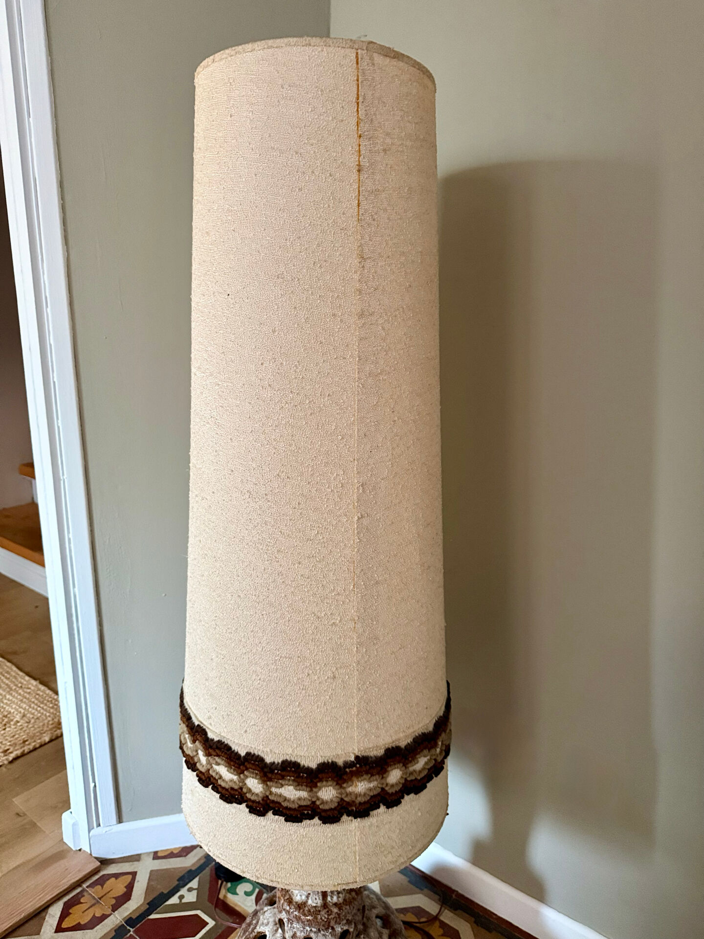 Grande Lampe Vintage 1970 – Céramique