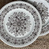 Set of 4 flat plates