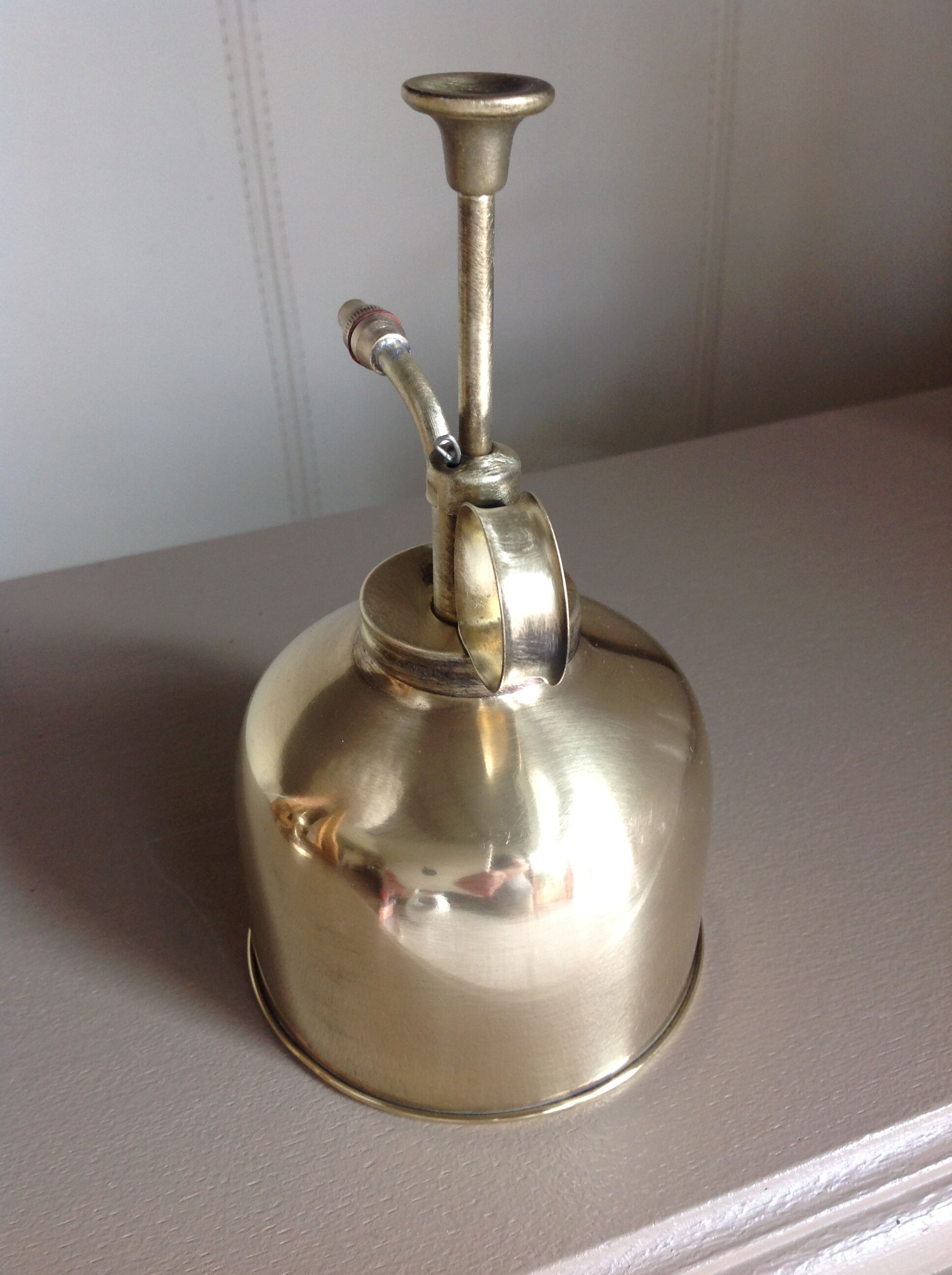 Old brass vaporizer