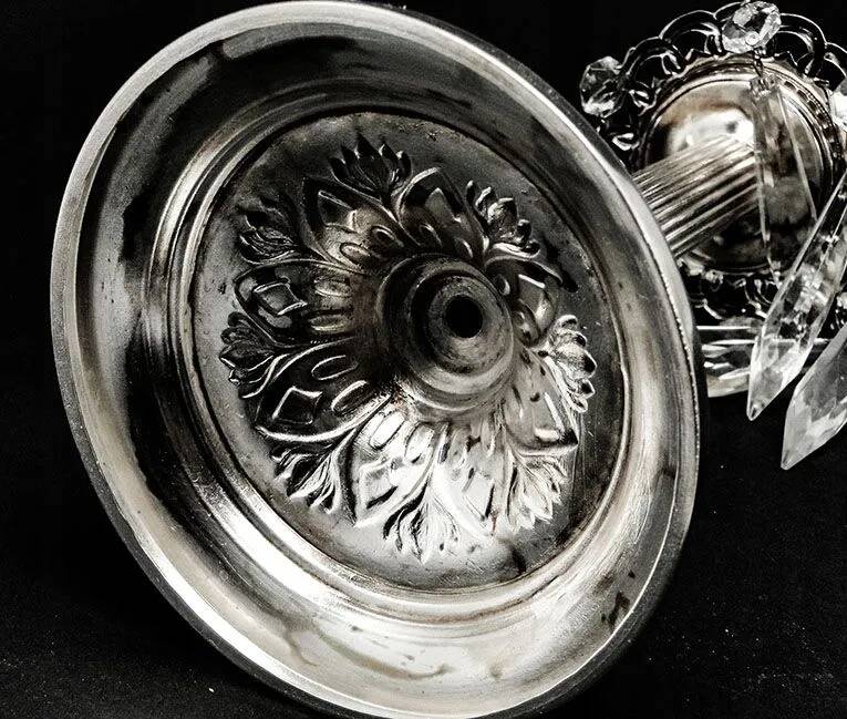 CW2 Schiffers - candlestick with crystals