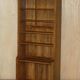 Pair of Robert Mouseman Thompson oak carved bookshelves.