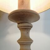 Vintage wooden floor lamp
