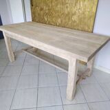Renovated solid oak farmhouse table