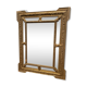 Louis XVI style mirror with glazing beads in gilded wood - 19th century