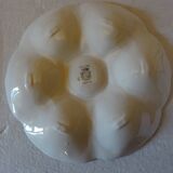 Set of 4 oyster plates Sarreguemines