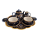 Tea / coffee tête-à-tête service Gien earthenware - Renaissance