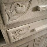Solid natural oak sideboard circa 1920