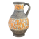 Vase de sol West Germany - motifs cavaliers orange