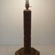 Pine lamp bases in popular art from the Hautes Alpes, 1970s.