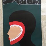 Polish theatre poster, Othello in 2003