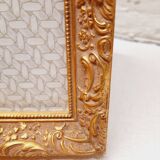 Gilded wood photo frame