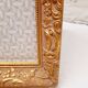 Gilded wood photo frame
