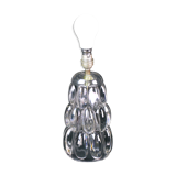 Mid-century crystal table lamp base