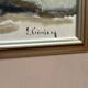Large Original Swedish Oil on Canvas – 'Coastal Landscape' by Eric Cederberg (1897–1984) – Signed – vintage and framed – 36 × 87 cm (14.2 × 34.3 inches)
